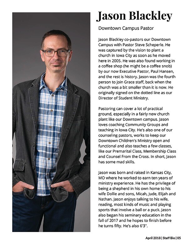 Staff Bios Staff Bios